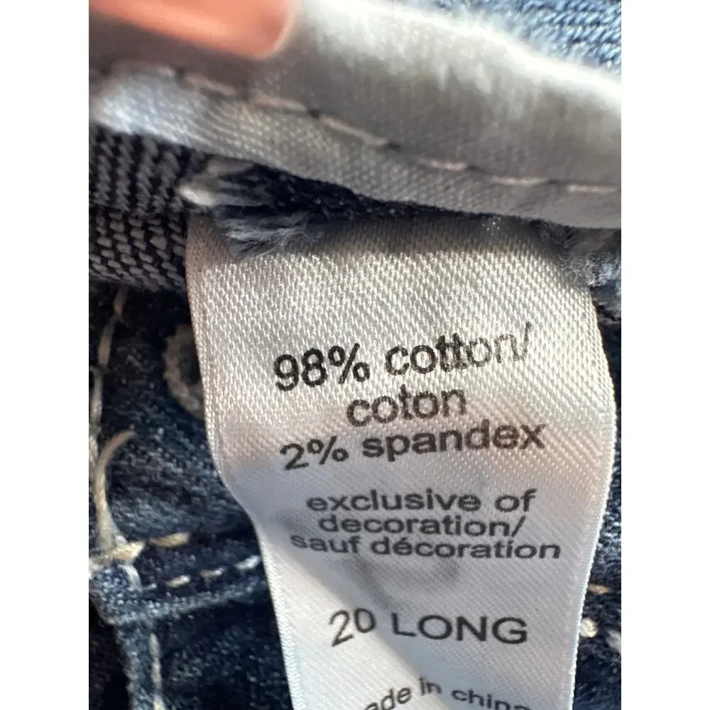 Maurices 🌿 Women’s Size 20 Long Jeans Medium Wash Stretch Denim - Picture 7 of 11